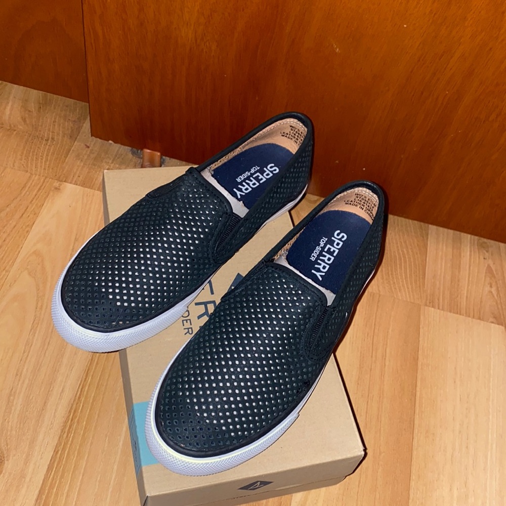 Sperry seaside slip ons like new!!!
